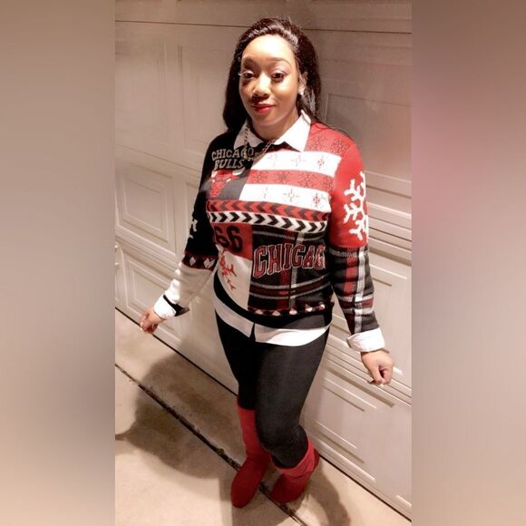 Chicago Bulls Ugly Christmas Sweater! - Picture 1 of 7